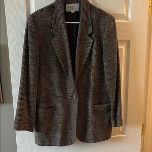 Black Tweed Blazer